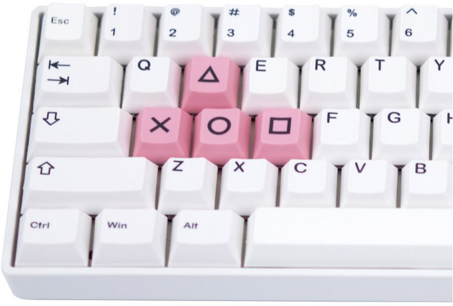 리얼포스 포인트 키캡 무접점 R3TL R3BT 그레이 ESC 키캡 청색 RC1, 핑크PSP WASD