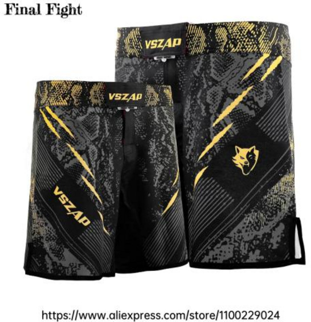 무에타이 트렁크 복싱복 Vszap MMA 반바지 뱀 싸움 격투 바지 Jiu Jitsu 무술 의류 Wre