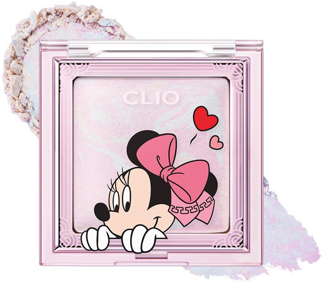 [미키콜라보] 클리오 라이트 세팅 파우더 기획세트 [본품+미키손퍼프+케이스], 002 캔디멜로우