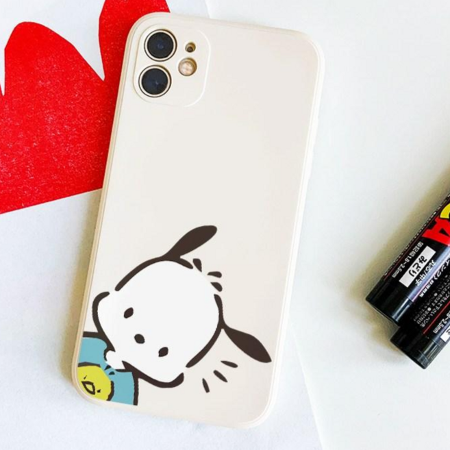 갸우뚱 포차코 아이폰 갤럭시 실리콘 휴대폰 케이스