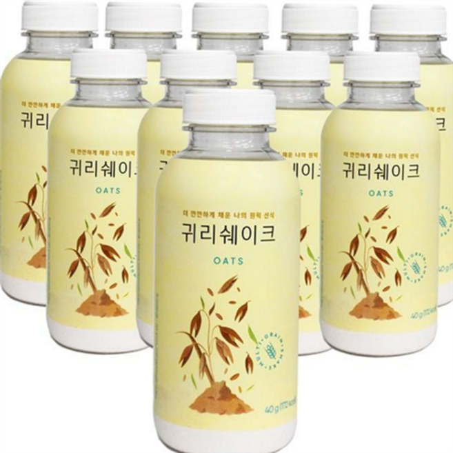 곡물 쉐이크 다이어트 식물성 단백질 식사대용 쉐이크 귀리 식사대용식 오트밀 밀크 분말 음료 원픽 식품, 1개