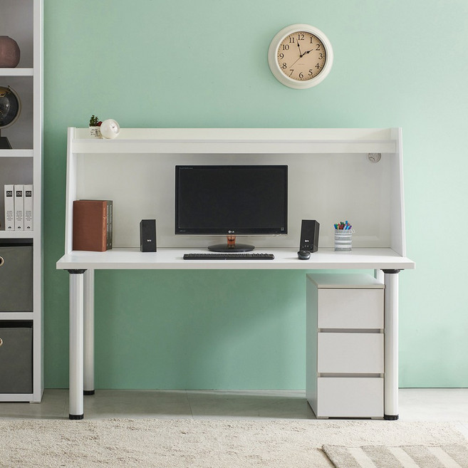 포스트모던 마인 120 집중력 책상_서랍, 120-메이플