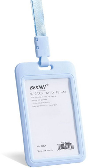 BEKNN 識別證套 可放雙卡證件卡套掛繩組
