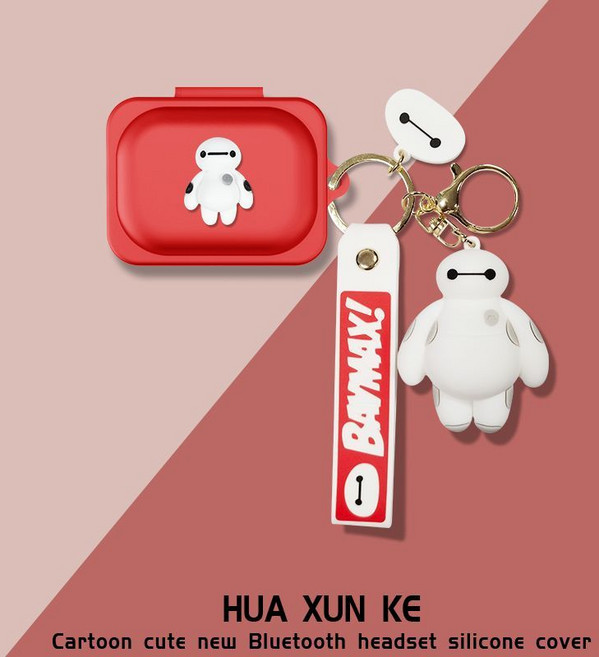 낫싱 이어a 케이스 피규어 스트랩 실리콘 커버, Nothing ear a 보호 케이스, 타입 4, 1개