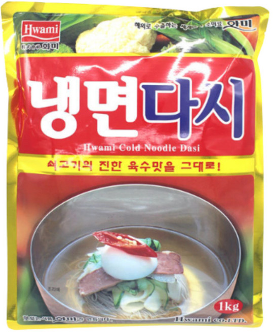 화미 냉면다시, 1kg, 5개