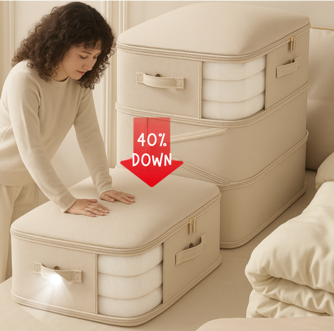 루비담 프리미엄 숨쉬는 이불 정리 압축 파우치, 1세트, 2개입