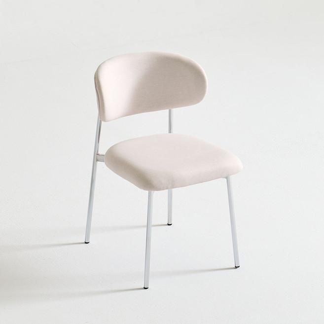 코지 인테리어 디자인 카페 식당 테이블 식탁 의자, 1개, 베이지