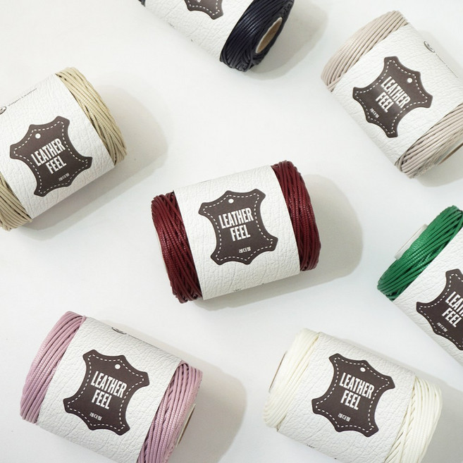 원더니트 레더필 뜨개실 2볼 코바늘 가방, 2개, 04 초코