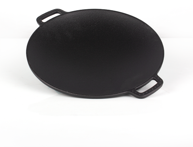 길낸곱창전골팬 무쇠주물팬 곱창전골팬 고기불판 무쇠후라이팬 삼겹살불판, 에나멜 코팅 무쇠 주물팬, 특대(360Φ), 1개