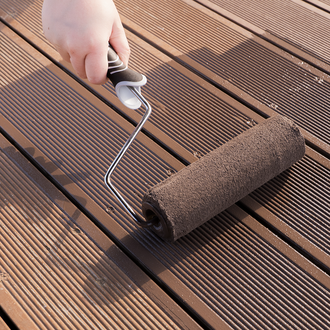 그로홈 목재 코팅 페인트, 화이트, 1개, 1L