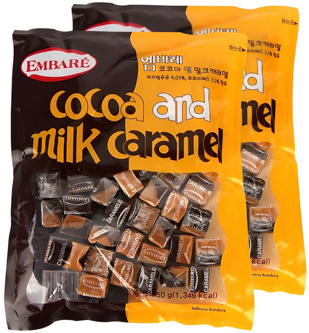 엠바레 코코아 앤 밀크 캐러멜, 350g, 2개