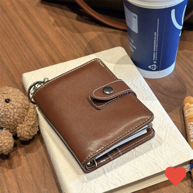 공 인조가죽 가죽 다이어리 커버 꾸미기 미니 다꾸 스케쥴러, 레드, 1개