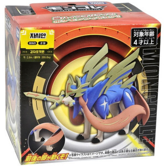 포켓몬스터 몬콜레 자시안 피규어 한국판 정품 미니 피규어, 1개