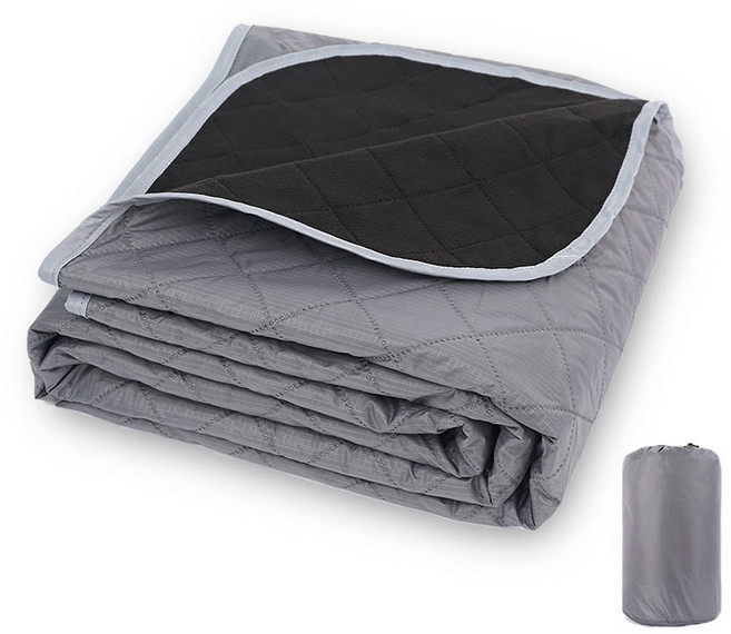 글루킨드 2026 야외캠핑매트 방한용품 다용도 돗자리 +수납가낭, 그레이