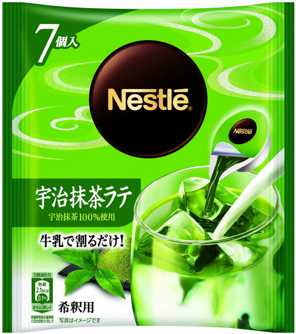 Nestle 雀巢 抹茶濃縮咖啡球, 1個, 77g, 7入