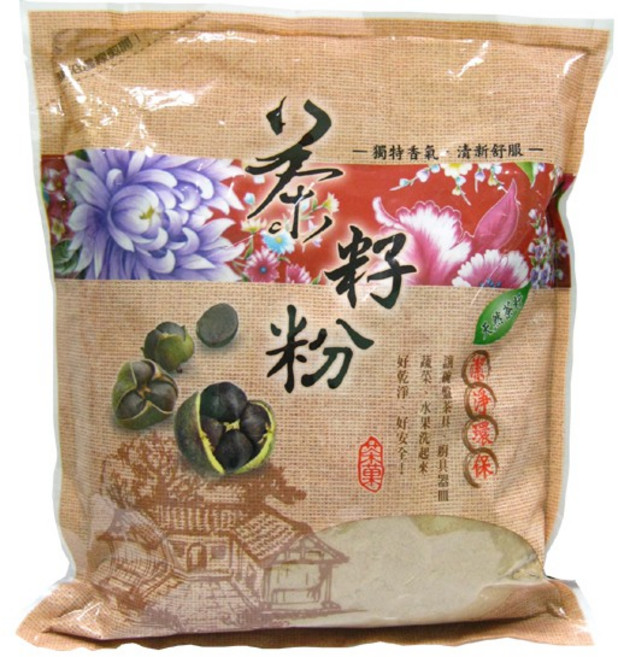 億勳 苦茶籽粉 600g * 3包入 天然洗碗粉, 1個