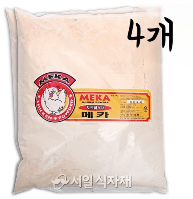 (무)한주메카치킨파우더분홍색 5kgX4개, 5kg, 4개