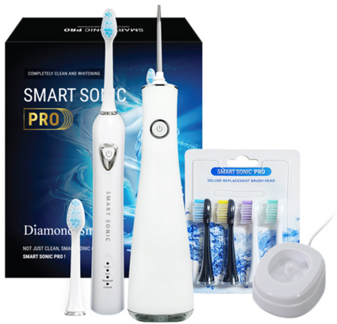 스마트소닉프로 음파칫솔+구강세정기, 단일, 프로 음파칫솔, 1세트
