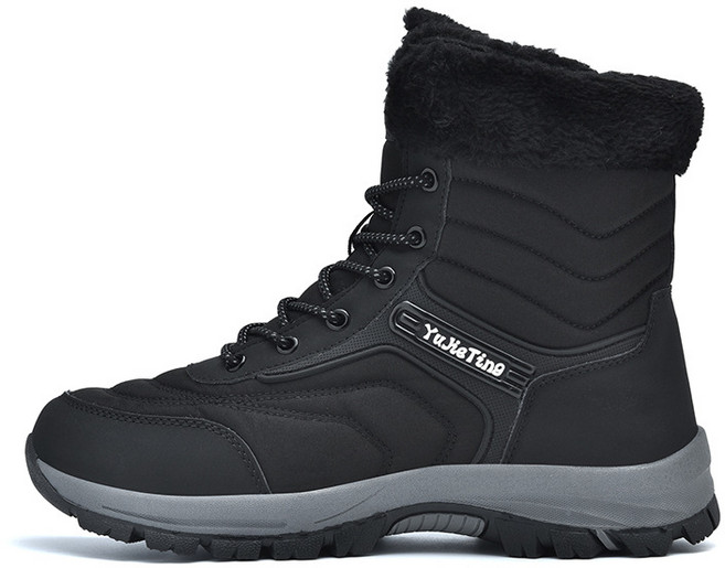 밝은실내 남성 방한 부츠 겨울 실외 스노우부츠 방수 미끄럼방지화