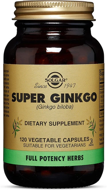 솔가 징코빌로바 Super Ginkgo 120캡슐 x 1통 은행잎추출물, 120정, 1개 - 쿠팡