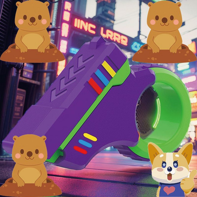 阿祖 SE 機械磁吸棘輪復合型段落指環 EDC 解壓玩具, 1個, 阿祖-【紫色】-二號機阿祖SE【青春版解壓】盒裝