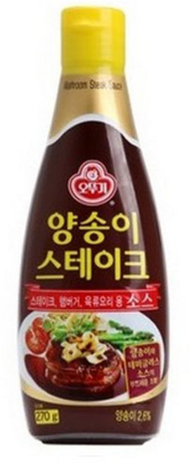 (무)오뚜기 양송이스테이크소스270gX10개, 270g, 10개