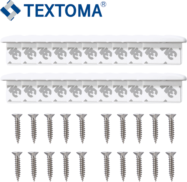 텍스토머 [틀이탈방지핀] 촘촘락 방충망 잠금장치, 20개