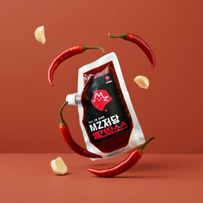 MZ소스 저당고추장 만능소스, 325g, 8개