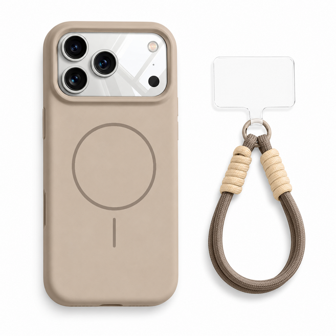 Rabbit Technolog 適用iPhone手機殼 液態膚感掛繩手機殼