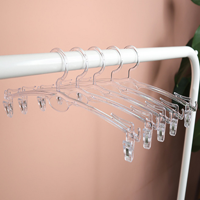 씨인크 이너웨어 투명 집게 옷걸이, 이너웨어 투명 집게 옷걸이 투명, 40개