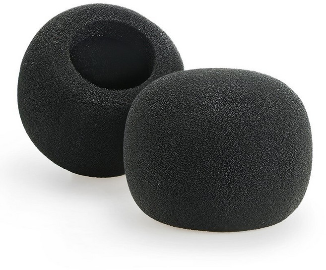 모피 윈드 실드 마이크 머프 마이크 방풍 커버 줌 H1 H1N 용 폼 필터 스폰지 소음 차단 레코더 액세서리, 하나, 1개