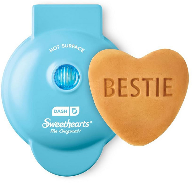 피너츠 x 대시 스누피 잭오랜턴 미니 와플 메이커, Bestie (Blue), 4 Inch, 1개