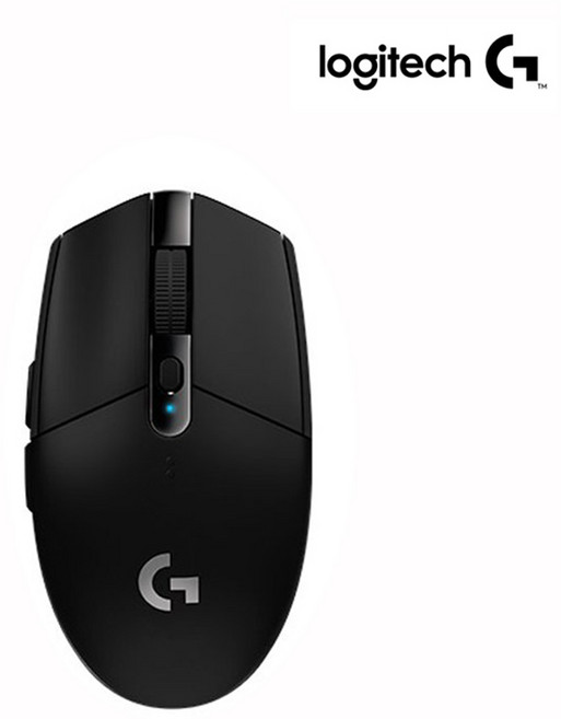 로지텍 LIGHTSPEED 무선 게이밍 마우스, G304 LIGHTSPEED, 블랙