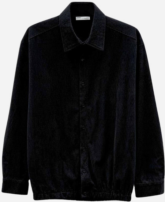 S-6XL 쏙쏙셔츠 코듀로이 자동넣입 긴팔셔츠 남자빅사이즈 골덴 체형커버