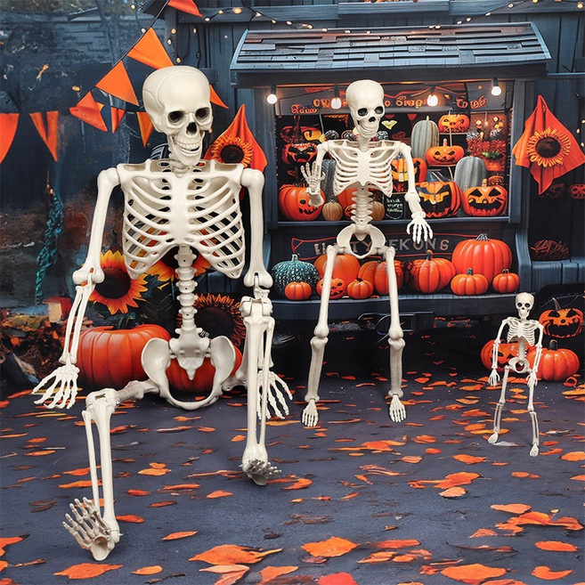 25.할로윈 해골 장식, 1개