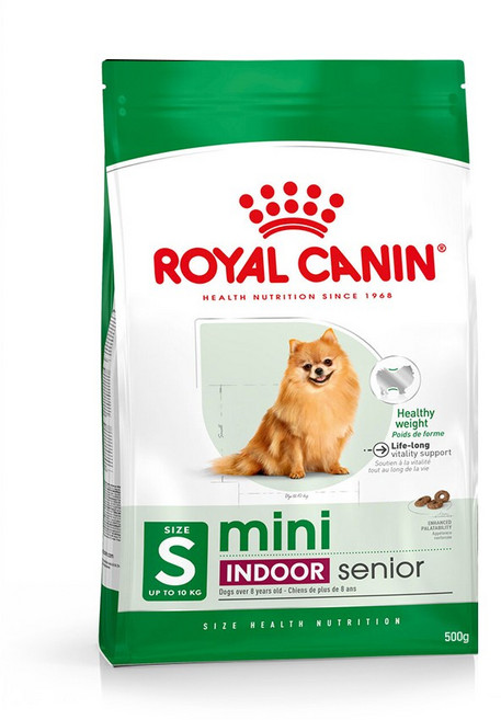 로얄캐닌 강아지사료 미니 인도어 시니어, 500g, 1개, 닭