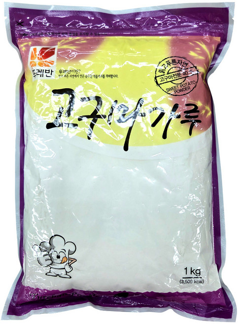 뚜레반 고구마가루(복합40%), 10개, 1kg