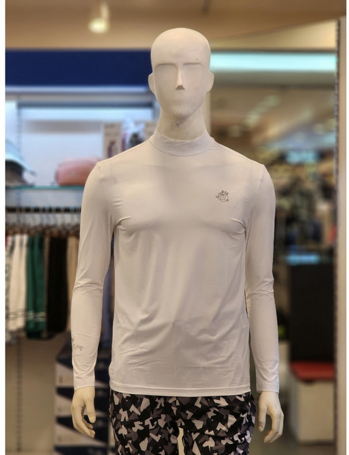 BTR골프 [NC엑스코점] 골프일상출퇴근 BVT6384MWHT 비티알 남성 봄여름 아이스쿨 하이넥 냉감 이너티셔츠