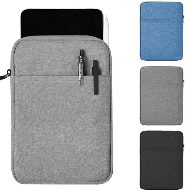 헤이맨 갤럭시탭A 8.0 2019 with S pen 극세사 태블릿 파우치 케이스 가방, 블랙