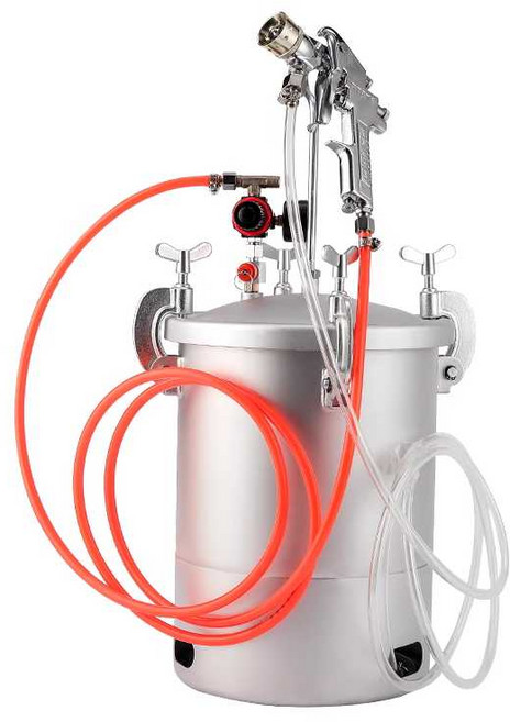 압송기 도장기 도색기 스프레이건 뿜칠 고압 용기 탱크 10L 상부 2.0구경 세트, 15L 상부 3.0구경 세트