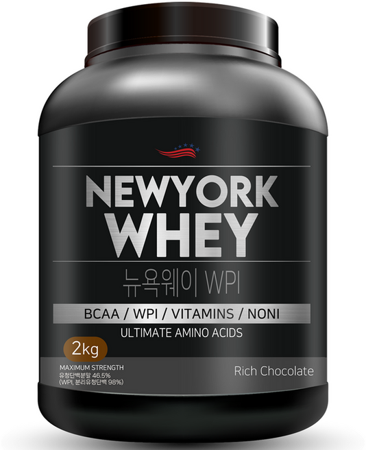 뉴욕웨이 WPI 초코맛 단백질 보충제, 2kg, 1개