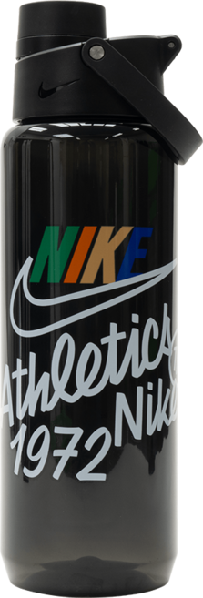 나이키 리뷰 리차지 처그 그래픽 보틀 24oz (DX7029088) 물병, 블랙, 1개