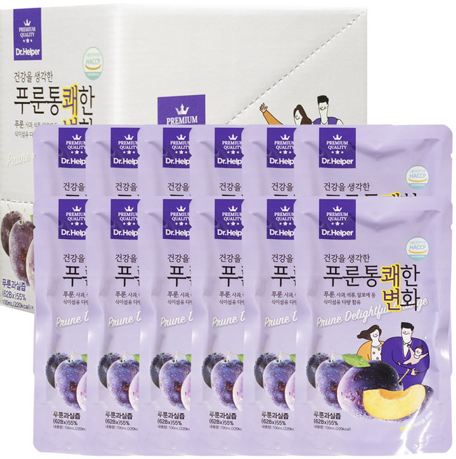 네오팜 푸룬 통쾌한변화(푸룬과실즙55%) 100ml, 12개