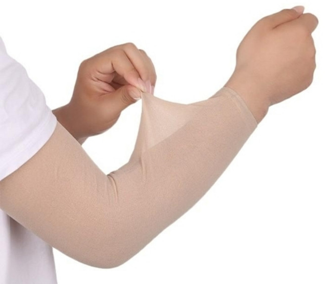 기타 문신 타투 커버업 살색 팔토시 팔 다리 멍 흉터 가리기 여름 쿨 토시