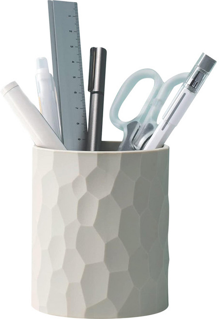 루톰 실리콘 필통 메이크업 브러쉬 펜 연필 꽂이 정리함 거치대, 그레이