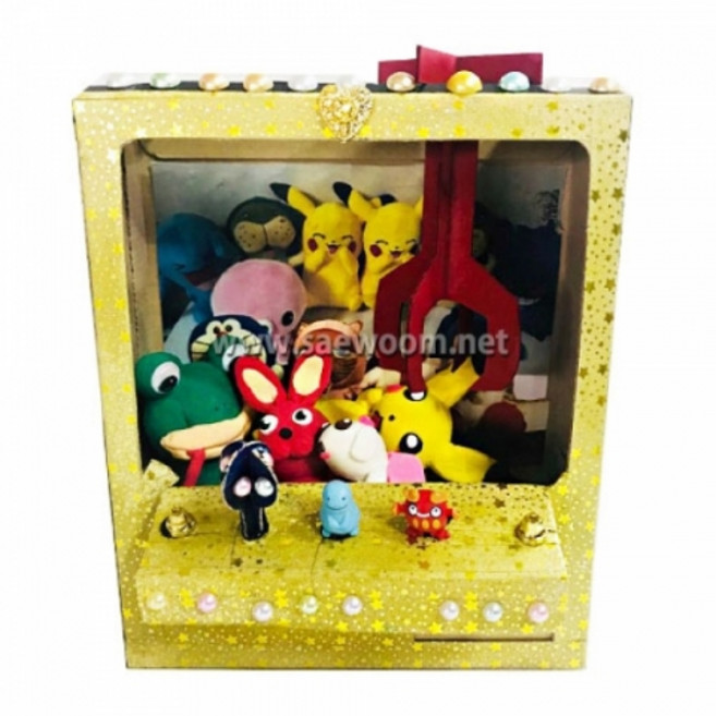 퍼니스쿨 인형뽑기 인형놀이 감성 뽑기놀이 5개이상구매가능, 1세트, 6개