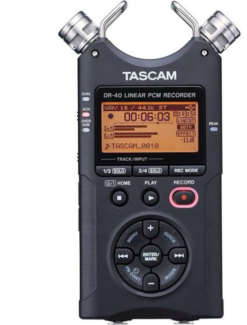 Tascam 타스캠 4채널 AD 컨버터 USB 2.0 블랙 DR40