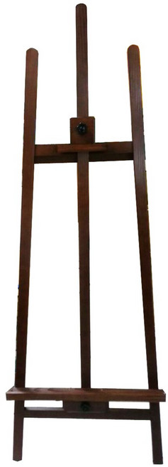 5尺 約150cm 高級 畫架 原木色/咖啡色, 咖啡色