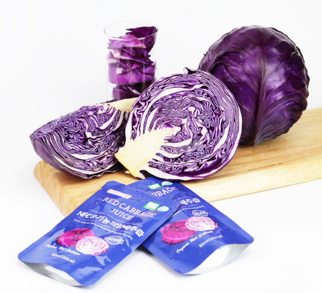 적양배추즙 제주 국산 100% 착즙 첨가물없는 유기농 무농약 적양배추 빨간양배추즙 적양배추효능 유기농적양배추즙 유기농적양배추 적생양배추 자색양배추 빨간양배추 자색양배추즙, 80ml, 1개