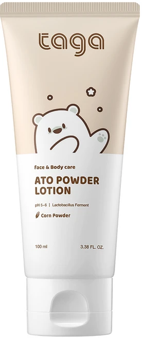 타가 비건 로션형 촉촉한 베이비파우더 땀띠 크림, 1개, 100ml - 쿠팡